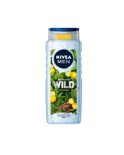 NIVEA GEL DUS 500ML MEN EXTREME WILD FRESH WOODS 